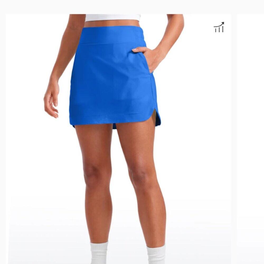 NWT CRZ Feathery-Fit Soft Pocket High Rise Skirt 15'' Size M